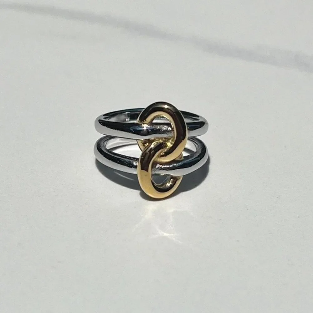 New! “Olivia” Mixed Metal Ring